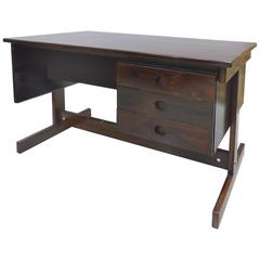 Jacaranda Desk by Joaquim Tenreiro, Brazil, 1950s 1
