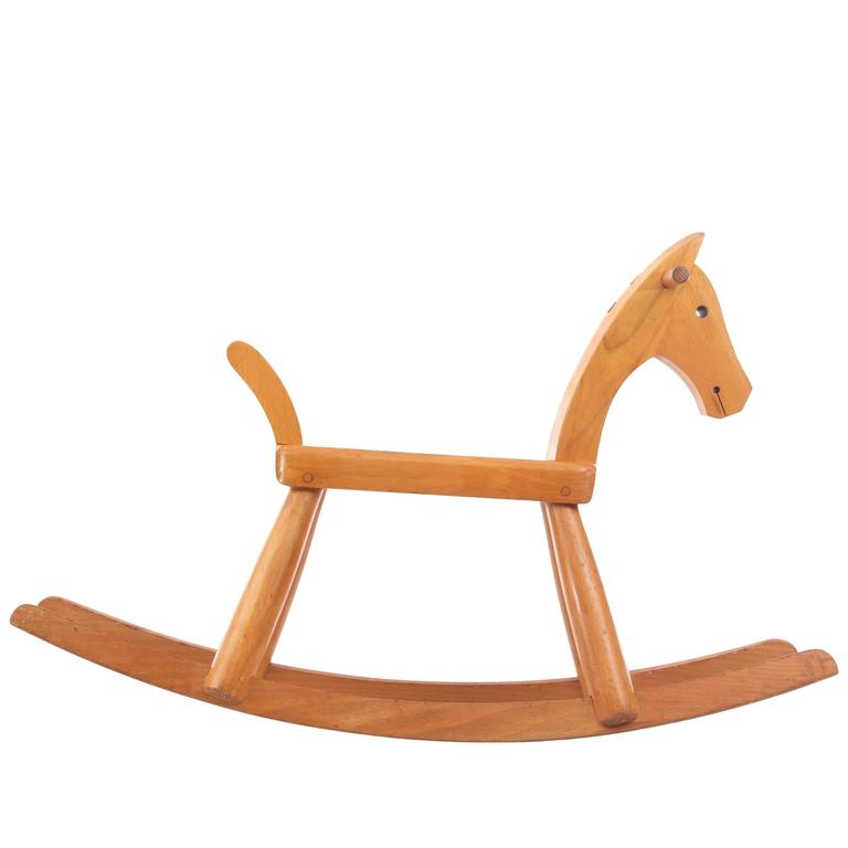 mid century rocking horse