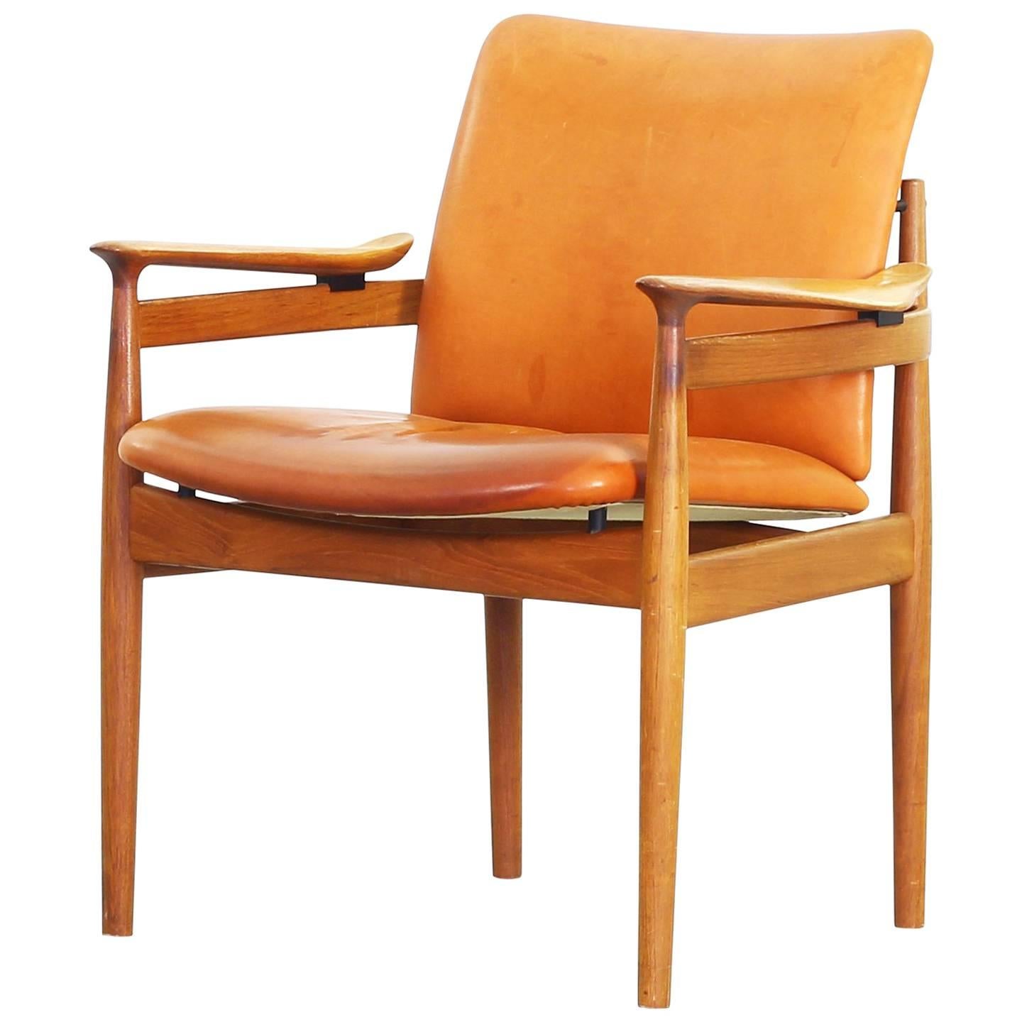 Rare Armchair by Finn Juhl for France & Daverkosen, Denmark, 1963