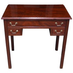 English Chippendale Mahogany Three-Drawer Lowboy, Circa 1770