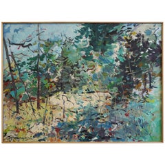 W. Carl Burger Painting "Beyond The Forest"