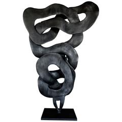 Impressive Burnt Natural Liana Sculpture