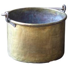 Antique 18th-19th Century Dutch Log Holder or Log Basket