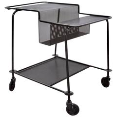 Retro Mathieu Mategot Serving Cart or Tea Trolley France, 1950s