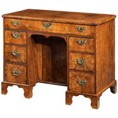 Mid-18th Century Walnut Kneehole Desk with Excellent Detailing 9