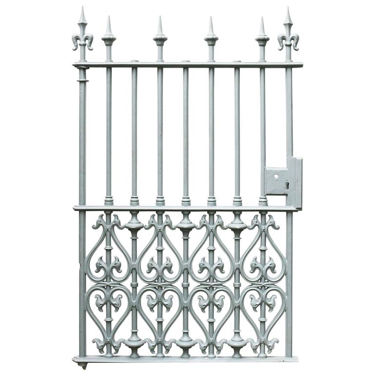 Victorian Cast Iron Pedestrian Gate For Sale at 1stDibs