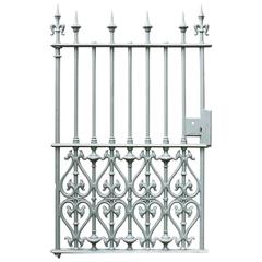 Victorian Cast Iron Pedestrian Gate 3