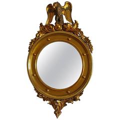 Early 20th Century Gold-Plated Eagle Mirror