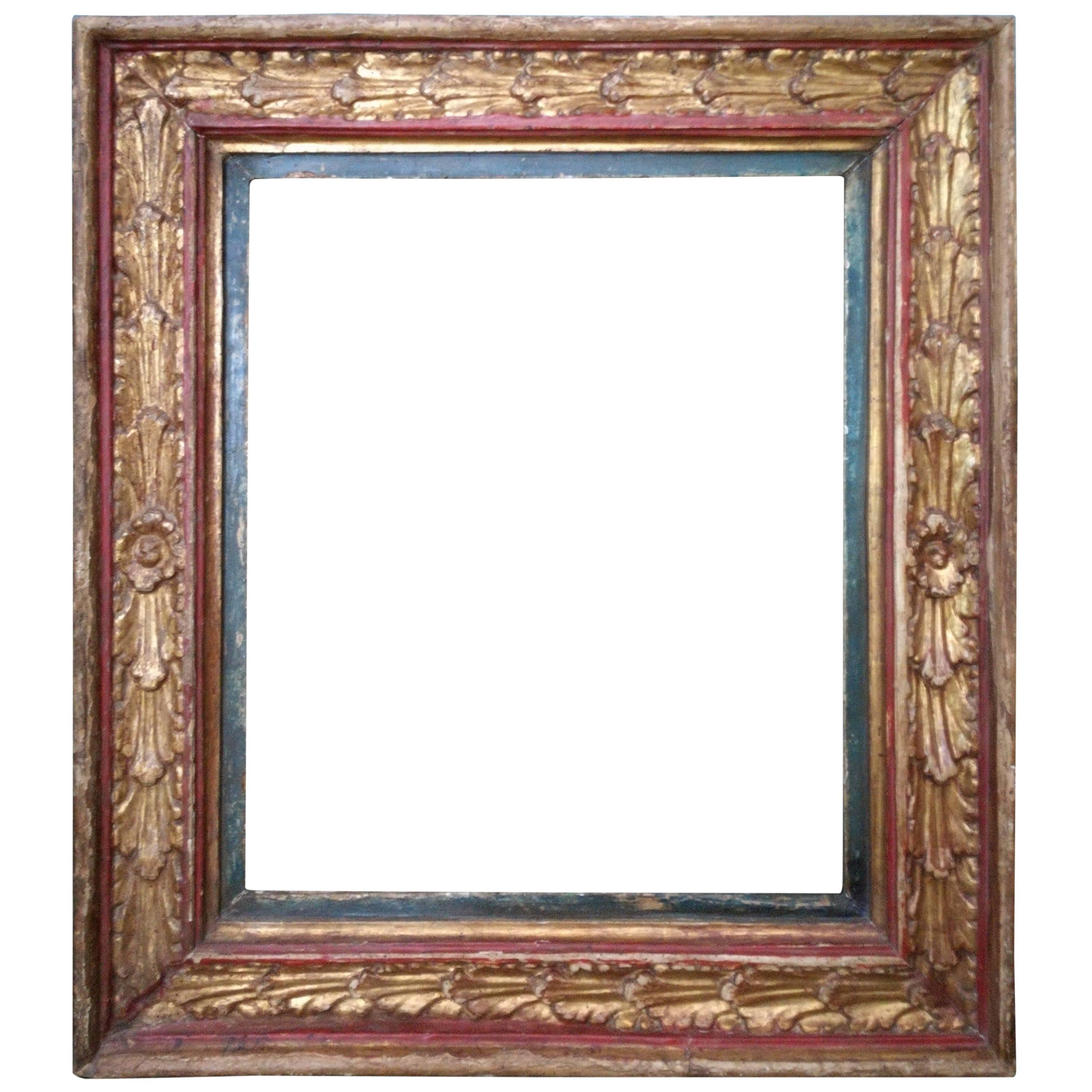 Early 18th Century Picture Frame For Sale