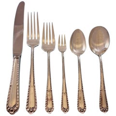 Gadroon by International Sterling Silver Flatware Set for 8 Service 53 Pieces