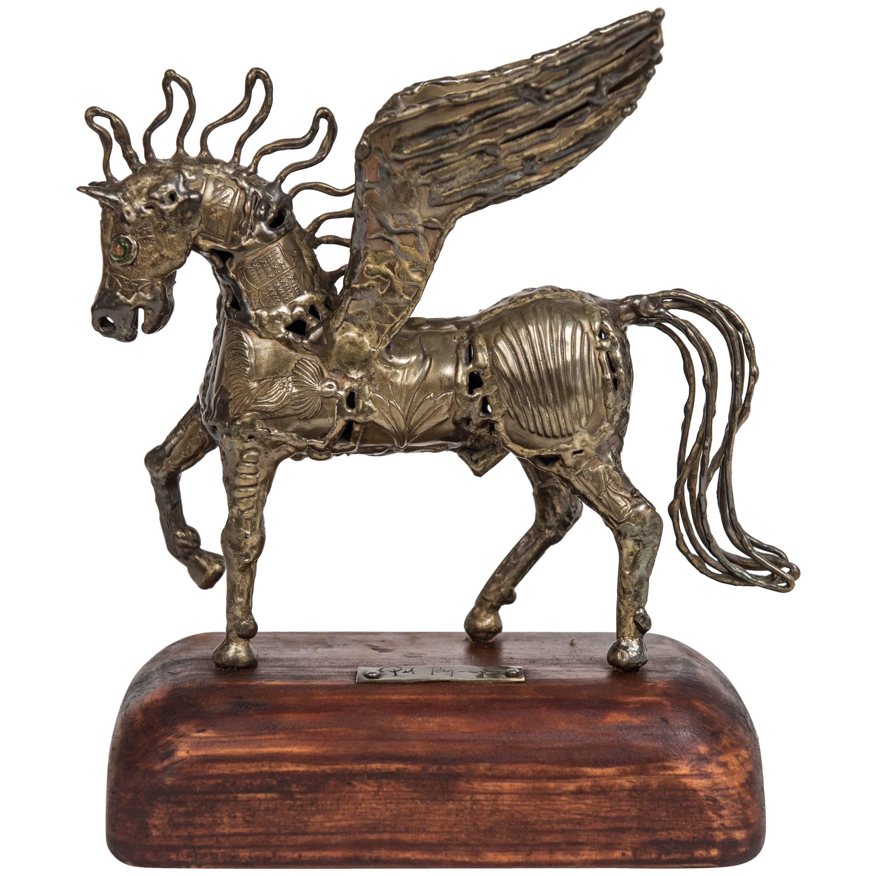 Pal Kepenyes Sculpture of Pegasus For Sale