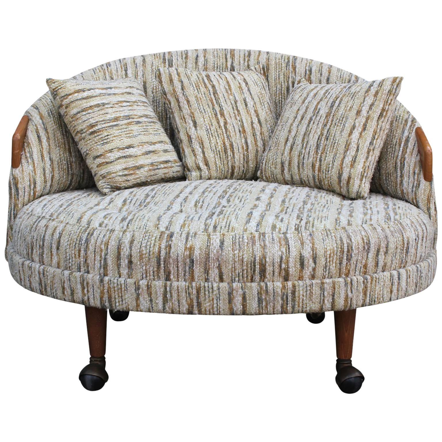 Modern Adrian Pearsall Havana Chair in Original Fabric