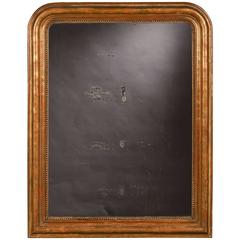 Antique French Louis Philippe Gold Leaf Mirror, circa 1890 12