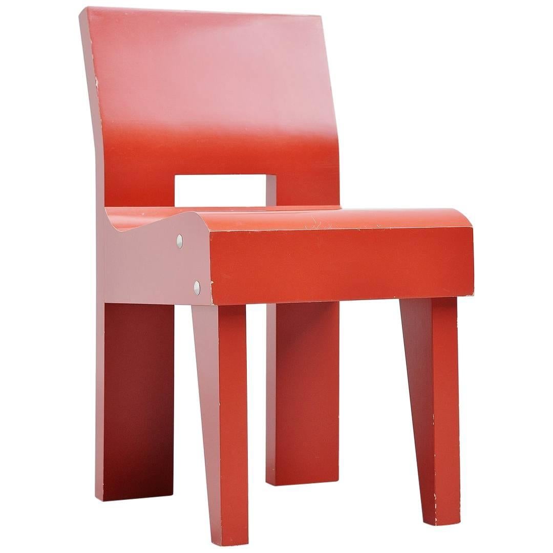 Martin Visser Modernist Chair SE20 Spectrum, 1988 For Sale