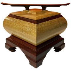 Elegant Handcrafted Walnut Jewelry Box Signed