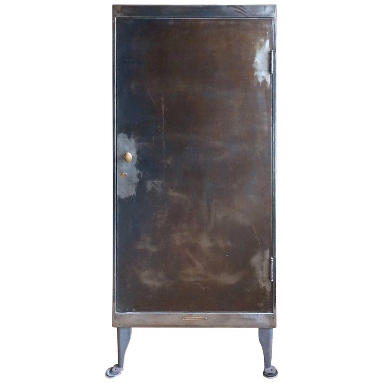 Library Bureau Sole Makers Industrial Brushed Steel Office Storage at 1stDibs library