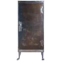 Library Bureau Sole Makers Industrial Brushed Steel Office Storage Cabinet 11
