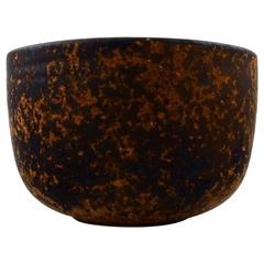 Unique Preben Brandt Larsen Ceramic Bowl, Modern Design, Denmark, 1960s