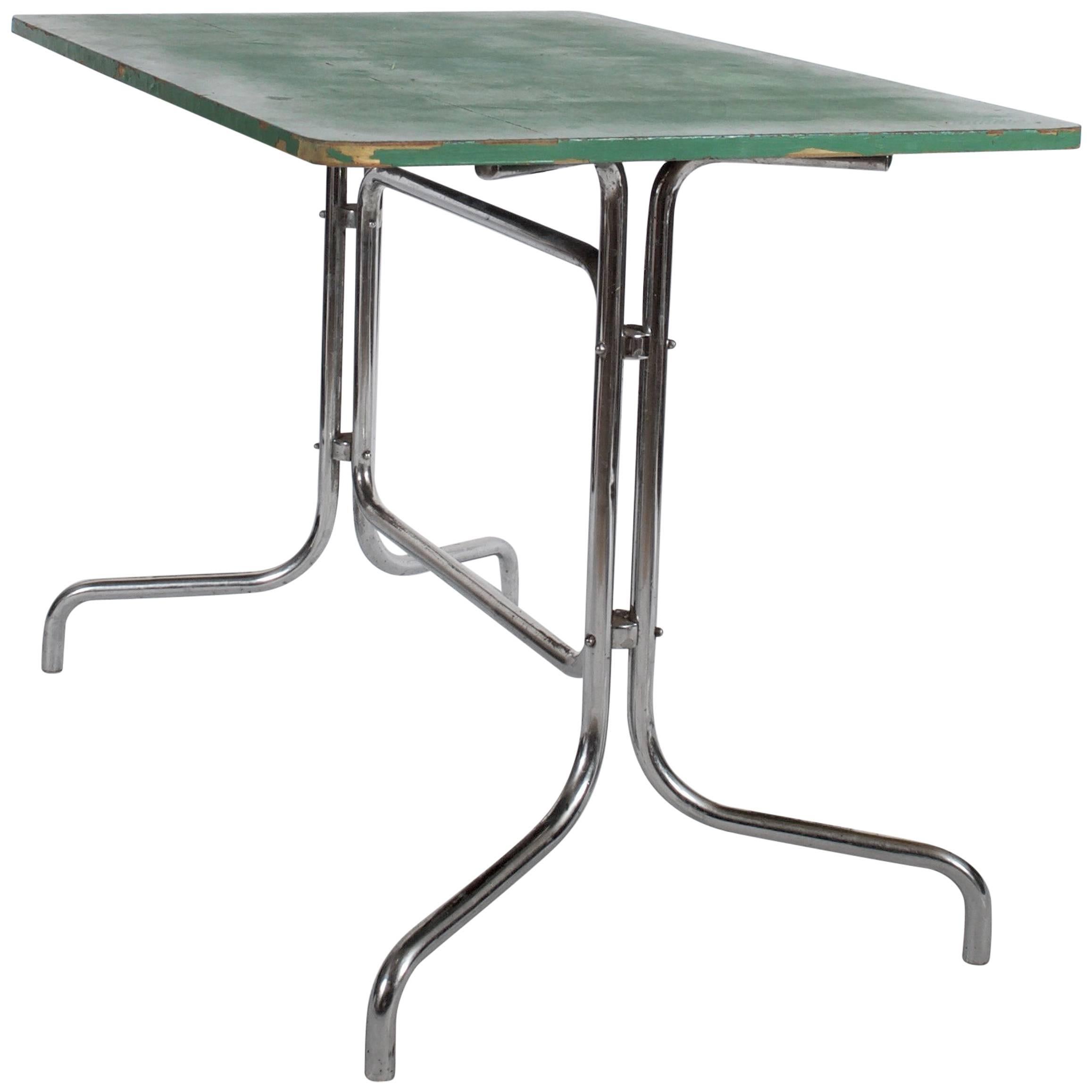 Extremely Rare Bauhaus Table by Marcel Breuer for Mücke and Melder For Sale  at 1stDibs
