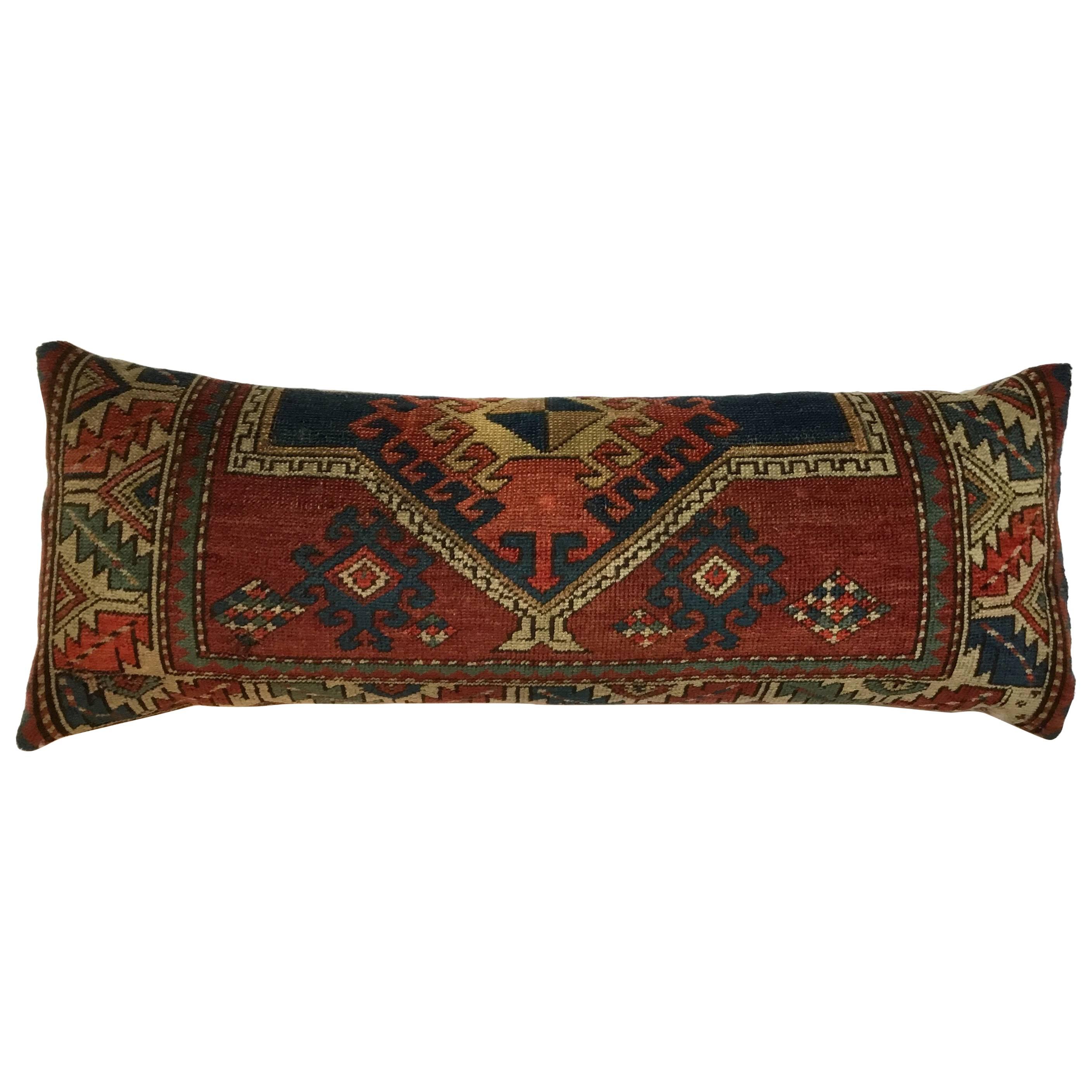 Handwoven Antique Rug Fragment Pillows