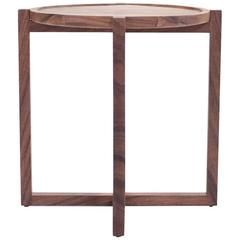 Contemporary Boton Three Side Table in Conacaste Solid Wood by Labrica 4