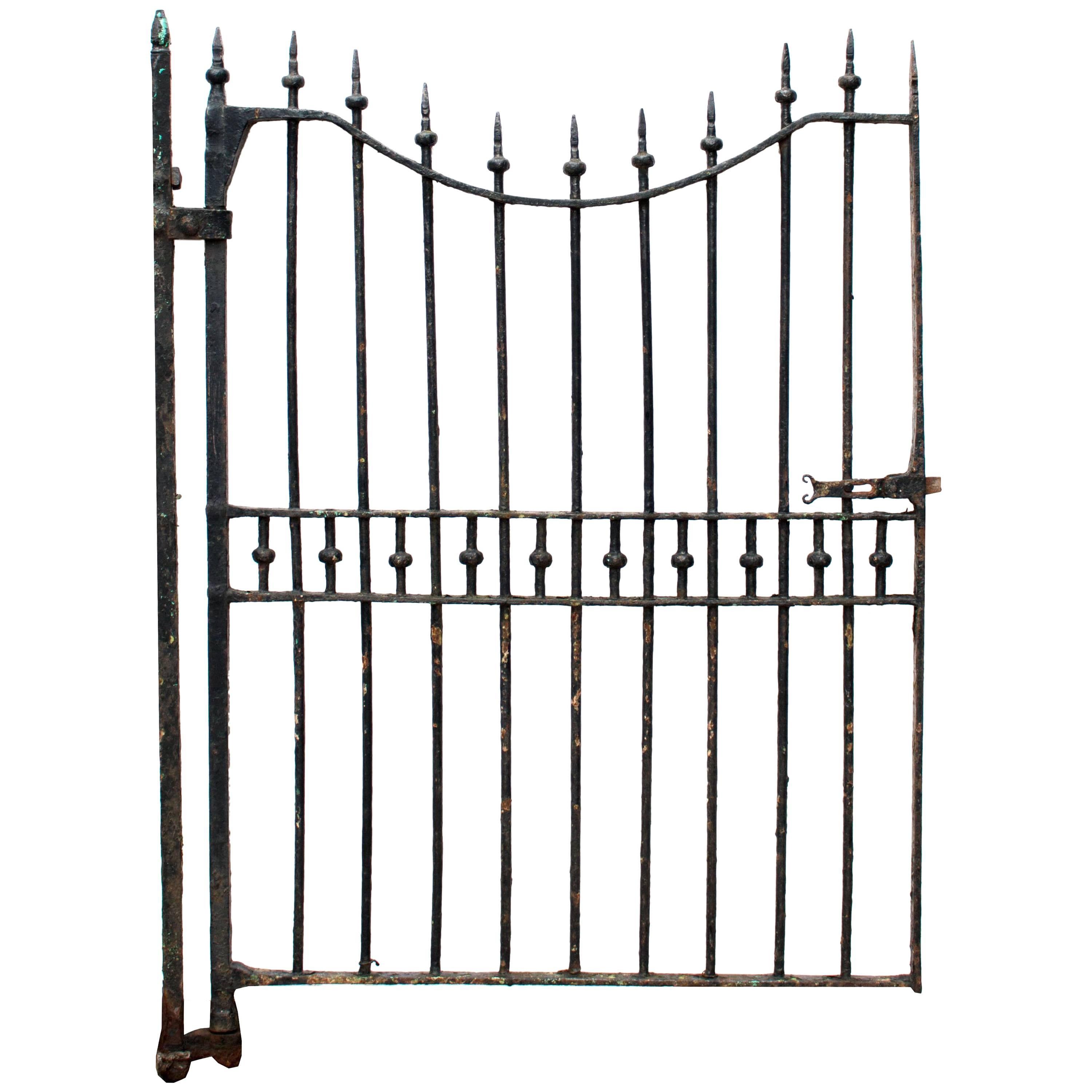 Reclaimed Late 19th Century Wrought Iron Pedestrian Gate