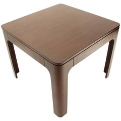 Italian Rosewood Square Extendible Dining Table