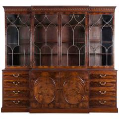 George II Breakfront Bookcase