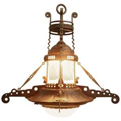 Art Nouveau Pendant Lamp