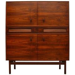 Armoire à boissons rétro en bois de rose de McIntosh Vintage:: années 1960