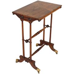Fine and Rare George IV Period Rosewood Occasional Table
