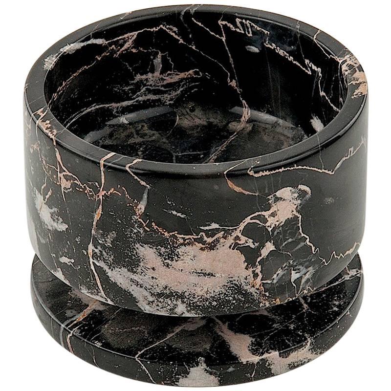 Vide Poche or Ashtray in Marble in the Style of Tail Oggetti