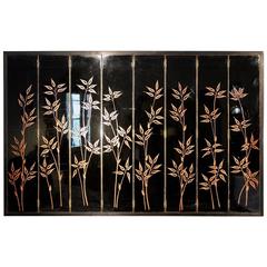 French, 1950s Lacquer Screen 5