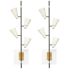 Roberto Giulio Rida Large Pair of Sconces made in Italy