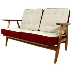 Two-Seat Cigar Sofa GE240 by Hans J Wegner