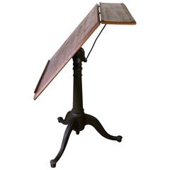 Washburn Shops Cast Iron Pedestal Base Drafting Table 2