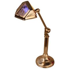Vintage French Art Deco Desk Lamp by Pirouette
