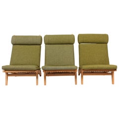 Three AP71 Folding Chairs in Oak