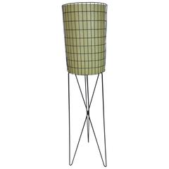 Paul Mayen Lamp in Wrought Iron with Fiberglass Shade