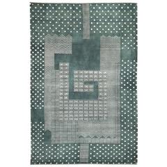 Orley Shabahang Signature Labyrinth Carpet in Handspun Wool and Vegetable Dyes