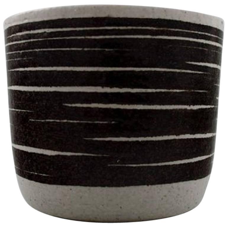 Ceramic Vase from Palshus by Per Linnemann-Schmidt, Renowned Danish Potter