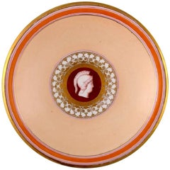 Centro de mesa B&G/ Bing & Grondahl Estilo clásico Thorvaldsen, década de 1870
