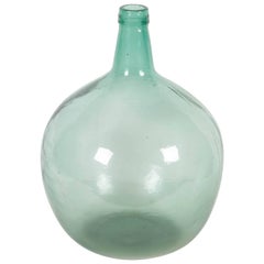 Tall Antique Blown Glass Demijohn