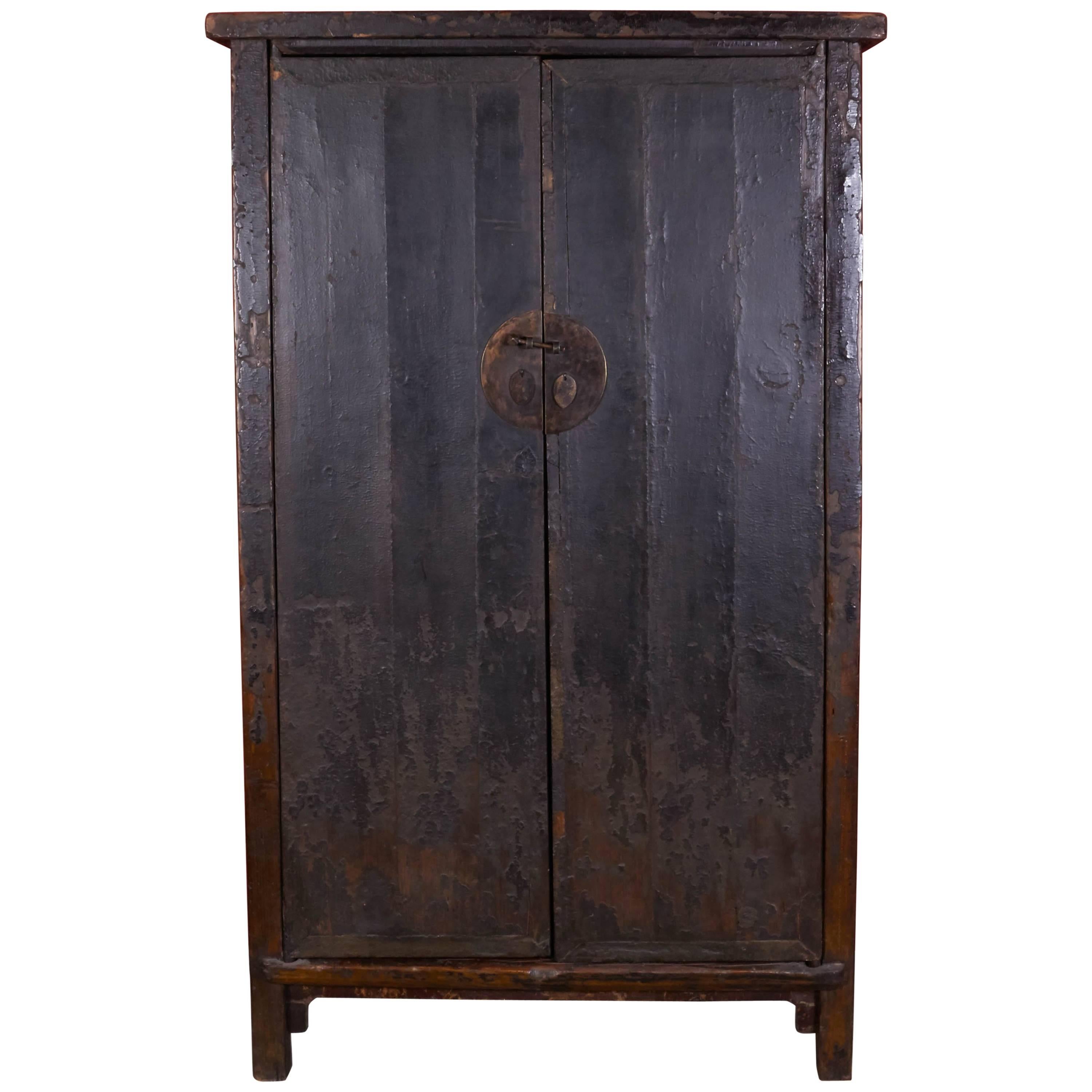 Fabulous Early 19th Century Cabinet with Original Thick Lacquer