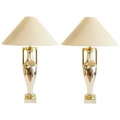 Pair of Mid-Century Modern Style Amphora Lamps by J. Robert Scott 11