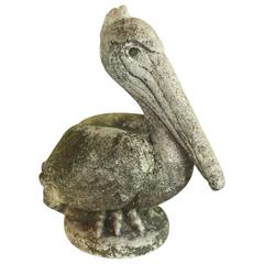 Vintage Cast Stone Pelican