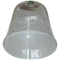 Used English Handblown Bell Cloche