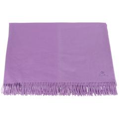 Gorgeous Loro Piana Lilac 100% Cashmere Throw