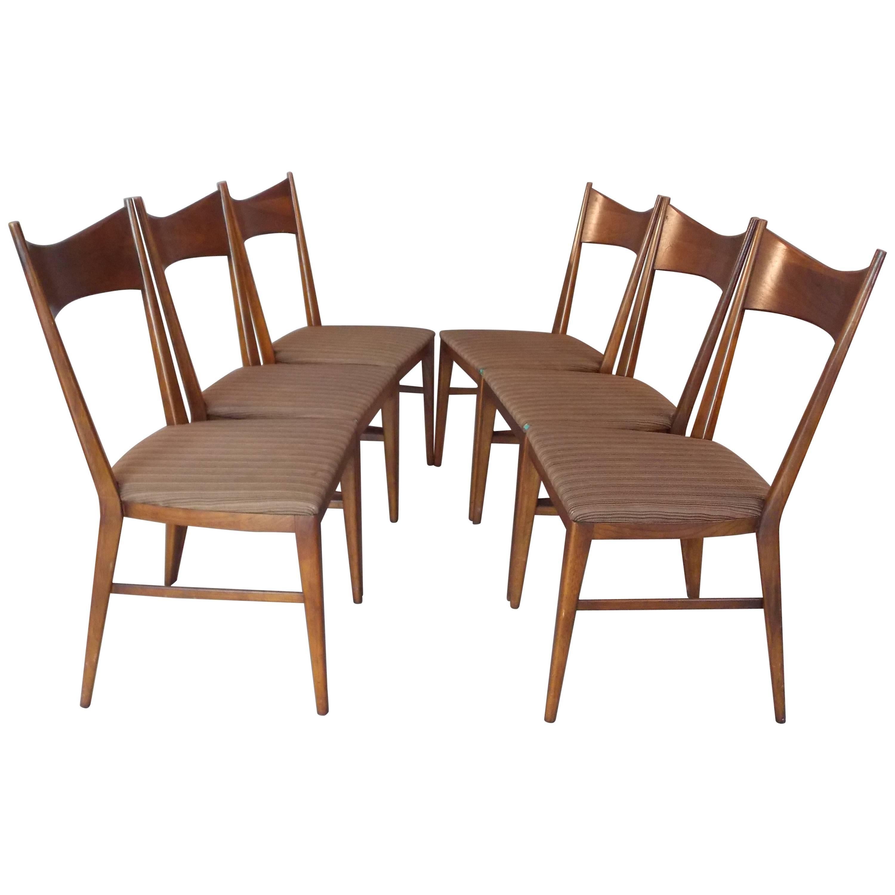 Six Paul McCobb Dining Chairs for Calvin Furniture, 1950's