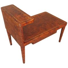 William Haines Occasional Leather Table 7